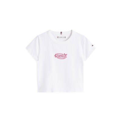 тениска,tommy,hilfiger,kids,butterfly,t,shirt,white,ybr