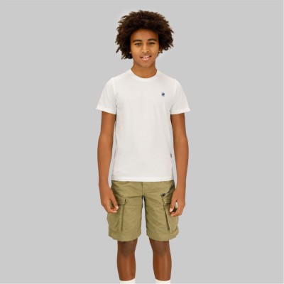 тениска,детски,облекла,g,star,gstar,logo,tee,jn52,white