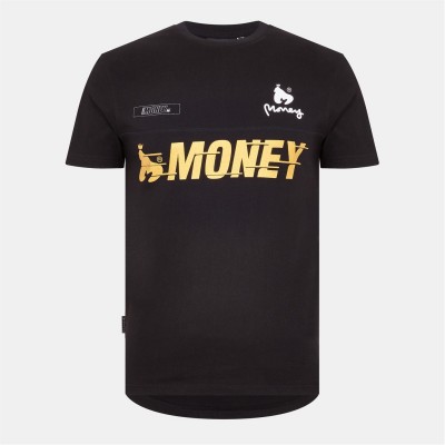 тениска,облекла,на,разпродажба,мъжки,тениски,money,college,drip,t,shirt,black