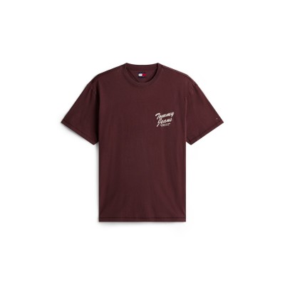 тениска,мъжки,тениски,tommy,jeans,tj,novelty,tee,sn61,rich,brown