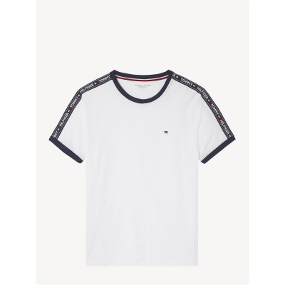 тениска,облекла,на,разпродажба,tommy,hilfiger,hwk,tape,t,shirt,white