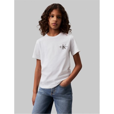 тениска,детски,облекла,calvin,klein,jeans,ckj,sml,mono,tee,jn53,white,yaf