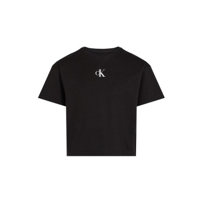 тениска,детски,облекла,calvin,klein,jeans,calvin,klein,jeans,ck,logo,boxy,t,shirt,ck,black,beh