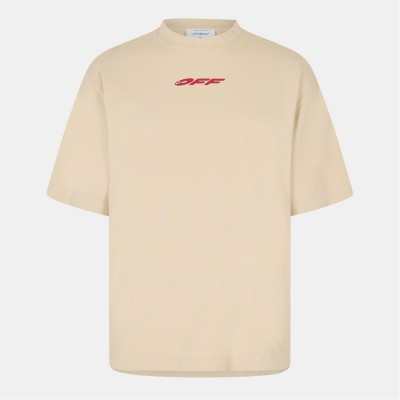 тениска,облекла,на,разпродажба,мъжки,тениски,off,white,off,vinyl,tee,sn99,beige,red