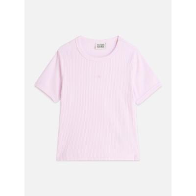 тениска,детски,тениски,scotch,and,soda,kids,slim,fit,t,shirt,lilac,snow