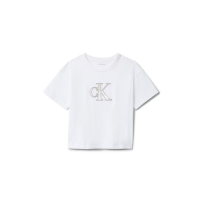тениска,детски,облекла,calvin,klein,jeans,ckj,big,logo,tee,jn54,white,yaf