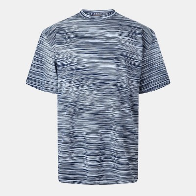 тениска,мъжки,тениски,missoni,striped,short,sleeved,t,shirt,navy,white
