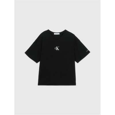 тениска,детски,облекла,calvin,klein,jeans,calvin,klein,jeans,ck,logo,boxy,t,shirt,ck,black,beh