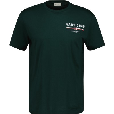 тениска,мъжки,тениски,gant,graphic,ss,t,shirt,eggshell,s,tarten,green