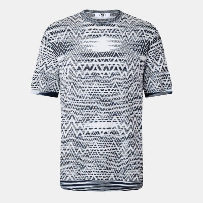 тениска,мъжки,тениски,missoni,men,s,short,sleeve,t,shirt,gradient,blu
