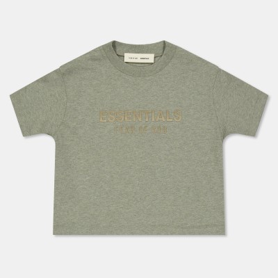 детска,тениска,fear,of,god,essentials,unisex,kids,t,shirt,concret,heather