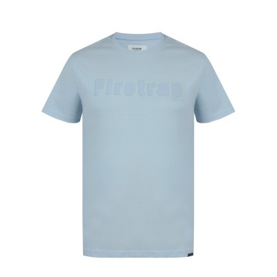 мъжка,тениска,мъжки,тениски,firetrap,large,logo,t,shirt,mens,baby,blue