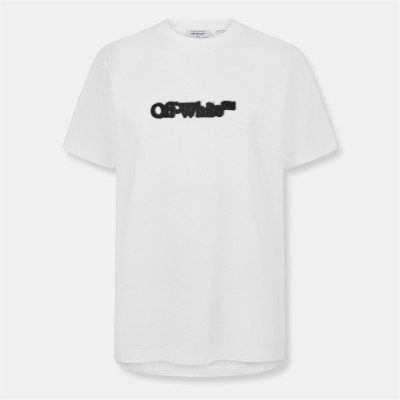 тениска,облекла,на,разпродажба,мъжки,тениски,off,white,men's,spray,arrow,arrow,logo,print,t,shirt,white,black