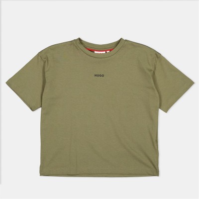 тениска,детски,облекла,hugo,hugo,small,logo,tee,jn61,green