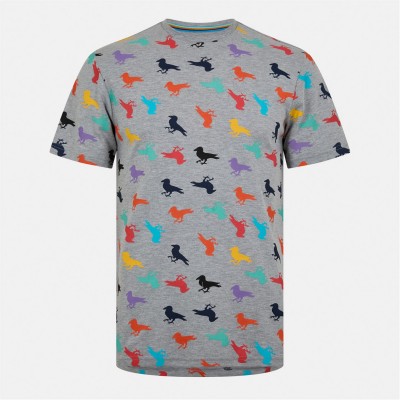 тениска,облекла,на,разпродажба,мъжки,тениски,modern,amusement,all,over,tee,sn99,mid,mrl,grey