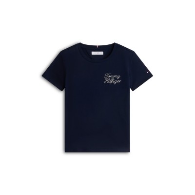тениска,детски,3/4,панталони,tommy,hilfiger,kids',t,shirt,night,navy,c1g