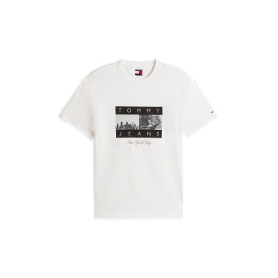 тениска,мъжки,тениски,tommy,jeans,tj,photo,flag,tee,sn54,ecru
