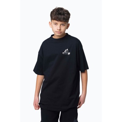 тениска,детски,тениски,hype,outdoor,3m,tee,jn99,black