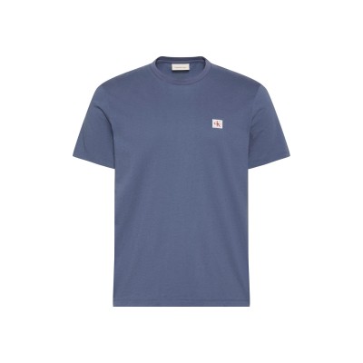 тениска,мъжки,тениски,calvin,klein,jeans,men,s,ckj,woven,box,regular,fit,t,shirt,blue,nomad