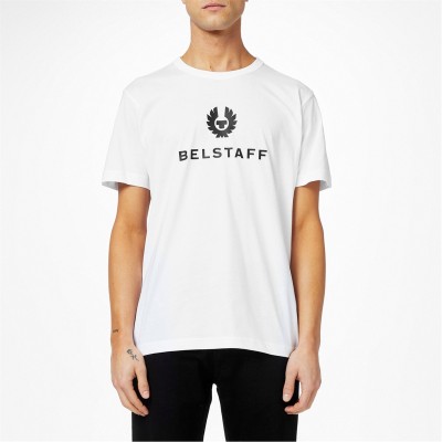 тениска,мъжки,тениски,belstaff,signature,t,shirt,white