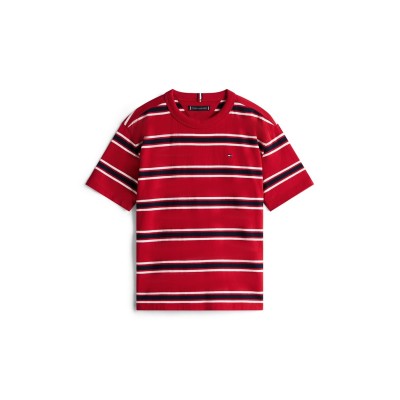 тениска,детски,облекла,tommy,hilfiger,tommy,stripe,tee,jn54,red,stripe,0ev