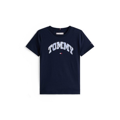 тениска,tommy,hilfiger,kids,varsity,breathable,t,shirt,night,navy,c1g