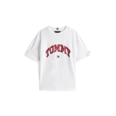 тениска,tommy,hilfiger,kids,varsity,t,shirt,white,ybr