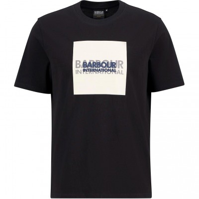 тениска,мъжки,тениски,barbour,international,mens,moakes,t,shirt,black