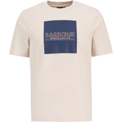 тениска,мъжки,тениски,barbour,international,mens,moakes,t,shirt,calico,white