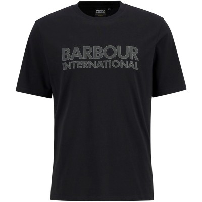 тениска,облекла,на,разпродажба,мъжки,тениски,barbour,international,mens,essential,t,shirt,black