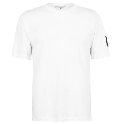 тениска,мъжки,тениски,calvin,klein,jeans,badge,t,shirt,bright,white