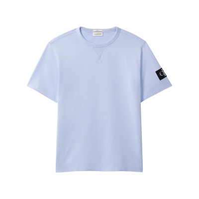 тениска,мъжки,тениски,calvin,klein,jeans,monogram,badge,t,shirt,casual,blue