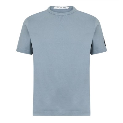 тениска,мъжки,тениски,calvin,klein,jeans,badge,t,shirt,overcast,grey