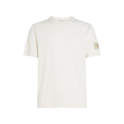тениска,облекла,на,разпродажба,мъжки,тениски,calvin,klein,jeans,badge,t,shirt,ivory