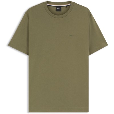 тениска,мъжки,тениски,boss,men,s,thompson,soft,cotton,t,shirt,med,green,314
