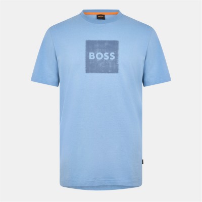 тениска,облекла,на,разпродажба,мъжки,тениски,boss,men's,hbo,stitch,logo,t,shirt,blue,451