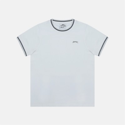 тениска,детски,тениски,детски,облекла,slazenger,tipped,t,shirt,jn61,white