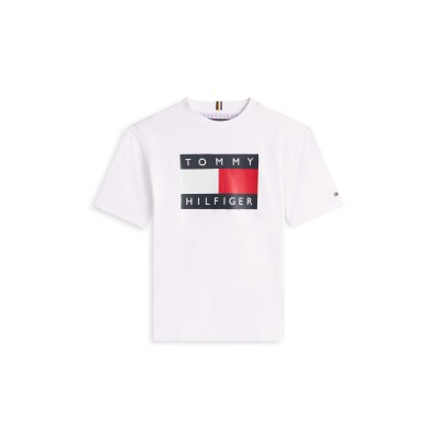 тениска,tommy,hilfiger,kids,heritage,t,shirt,white,ybr