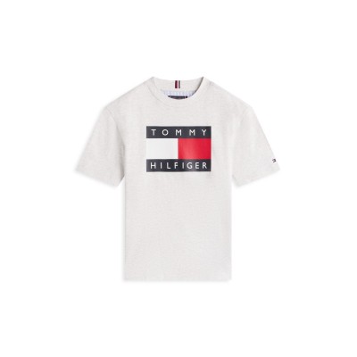 тениска,детски,3/4,панталони,tommy,hilfiger,kids',heritage,t,shirt,light,grey,p01