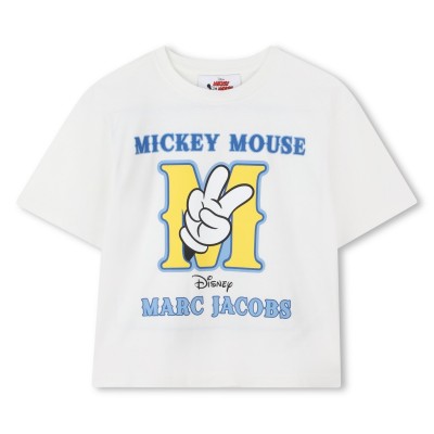тениска,детски,3/4,панталони,marc,jacobs,kids',disney,short,sleeve,t,shirt,cream