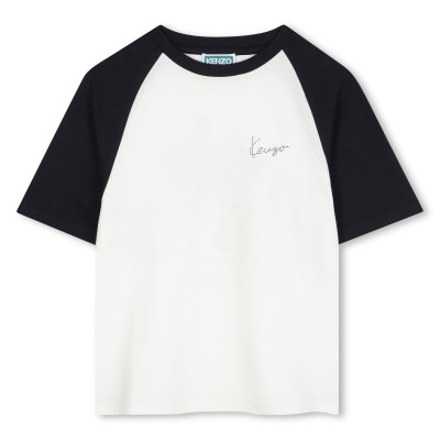 тениска,kenzo,kids,contrast,regular,fit,t,shirt,cream