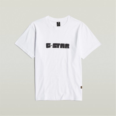тениска,облекла,на,разпродажба,мъжки,тениски,g,star,script,t,shirt,white