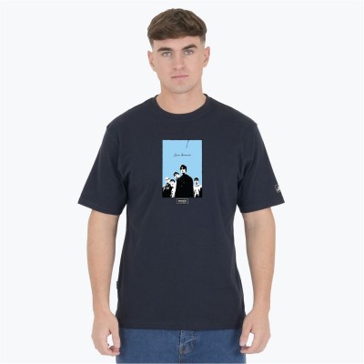 тениска,облекла,на,разпродажба,мъжки,тениски,peaceful,hooligan,men's,peaceful,live,forever,regular,fit,t,shirt,navy