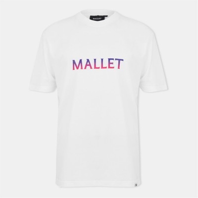 облекла,на,разпродажба,мъжки,тениски,mallet,mallet,palm,uv,prt,t,sn99,white