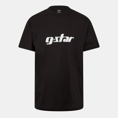 тениска,мъжки,тениски,g,star,cursive,t,shirt,dk,black