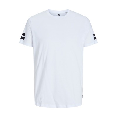 облекла,на,разпродажба,мъжки,тениски,jack,and,jones,crew,neck,t,sn99,white