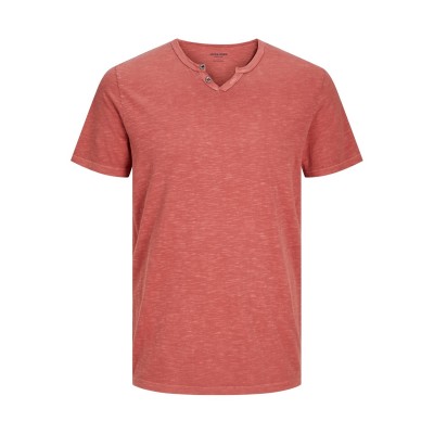 тениска,облекла,на,разпродажба,мъжки,тениски,jack,and,jones,splt,neck,tee,sn99,red,ochre