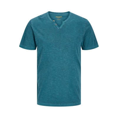 тениска,облекла,на,разпродажба,мъжки,тениски,jack,and,jones,splt,neck,tee,sn99,deep,teal