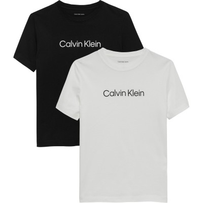 тениска,детски,облекла,calvin,klein,jeans,ckj,2,pack,t,shirt,jn62,black,white