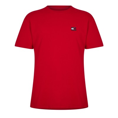 тениска,облекла,на,разпродажба,tommy,jeans,classic,tommy,small,badge,t,shirt,crimson,xnl